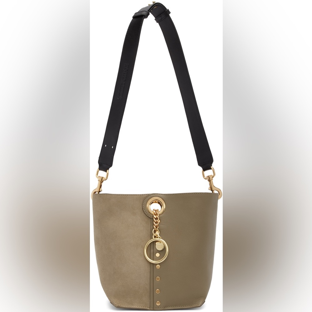 See By Chloe Olive and Black Shoulder Bag